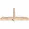 Ekena Millwork Eugene Smooth Timber Gable Bracket, Douglas Fir, 60"W x 35"H x 5 1/2"D x 5 1/2"F, 14/12 Pitch GBW060X35X0606EUG00SDF - alternate 2